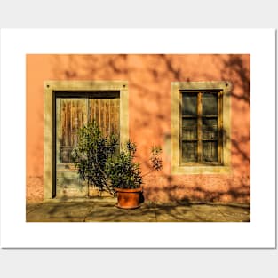 Door and Window in Buzet, Croatia Posters and Art